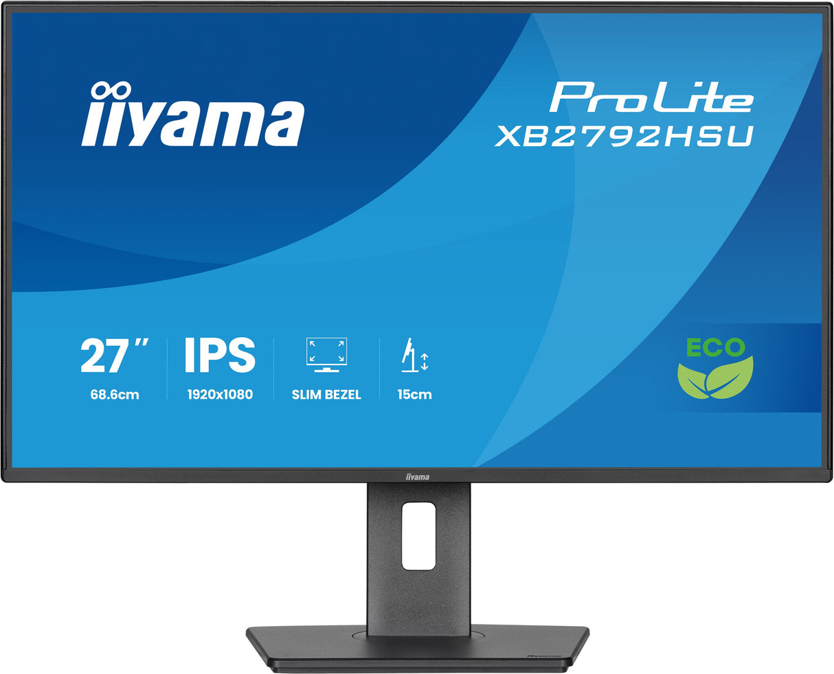 iiyama ProLite XB2792HSU-B1 computer monitor 68.6 cm (27") 1920 x 1080 pixels Full HD LED Black