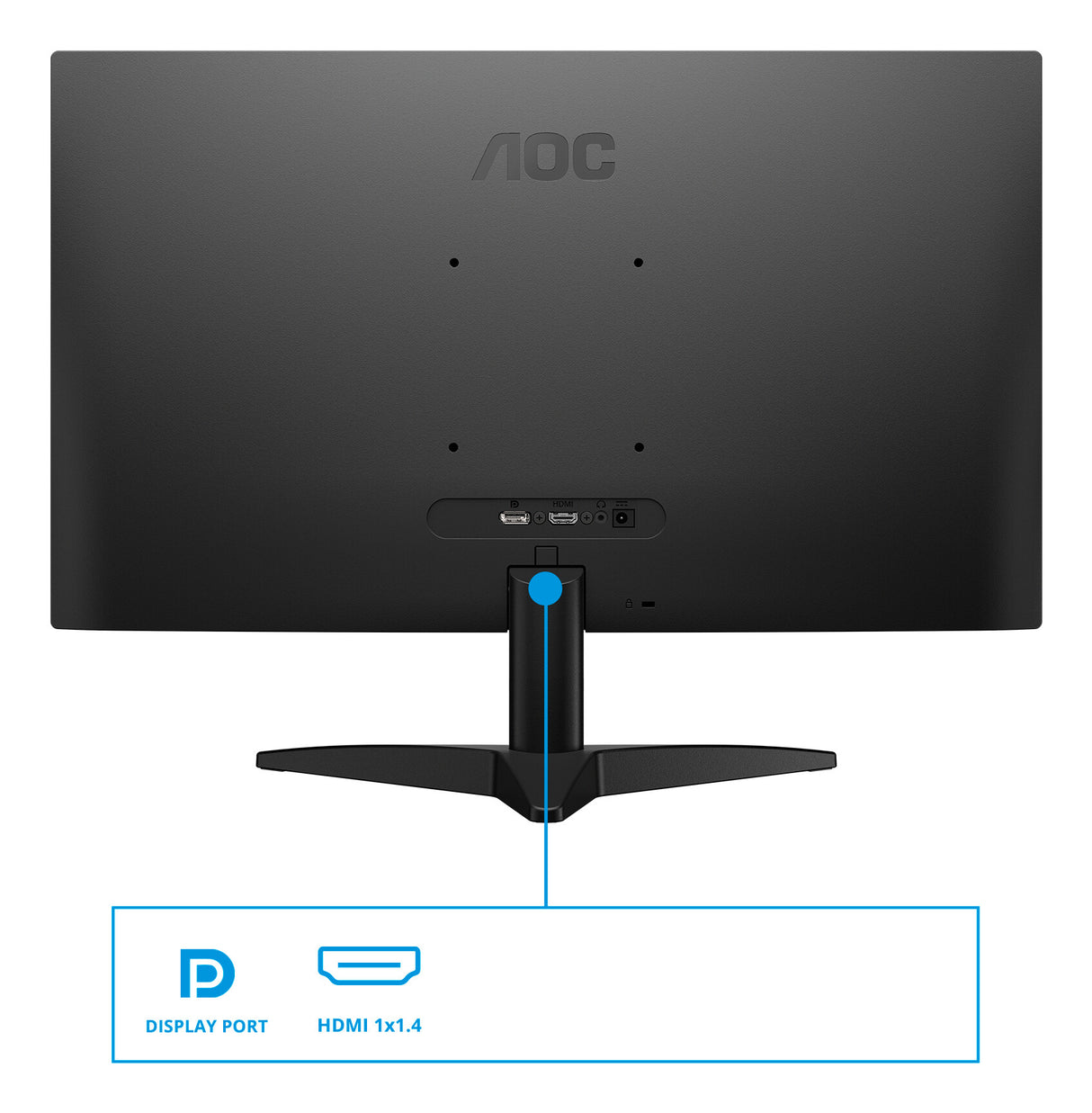 AOC 24B36X computer monitor 60.5 cm (23.8") 1920 x 1080 pixels Full HD LED Black