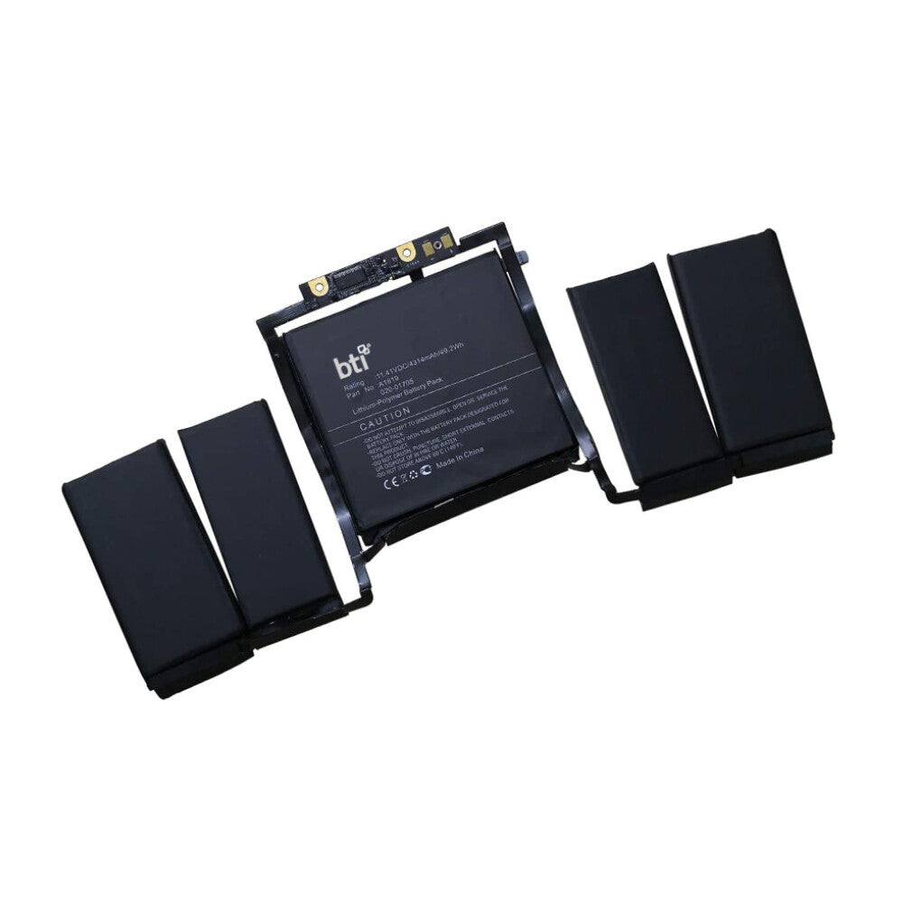 BTI 49Wh 6 cell A1819 compatible battery for APPLE A1819 EMC 3163 EMC 3071 MACBOOK PRO 13-INCH 2016 MLH12LL/A