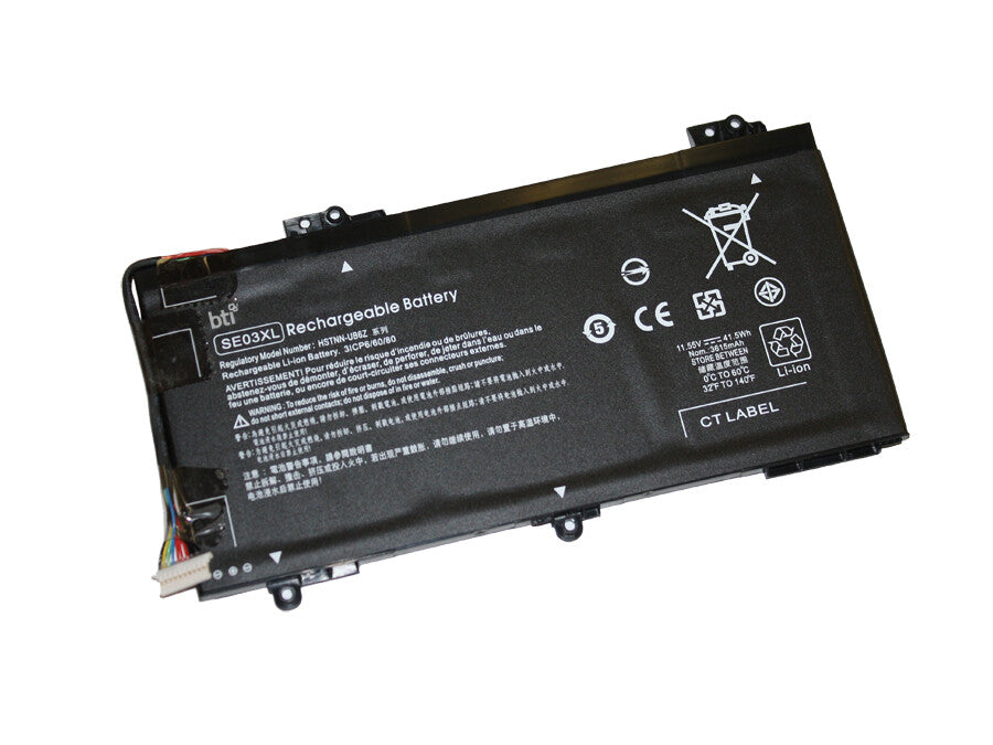 BTI E8Q01EA compatible 41.5Wh 3-cell battery for HP Pavilion 14-AL series