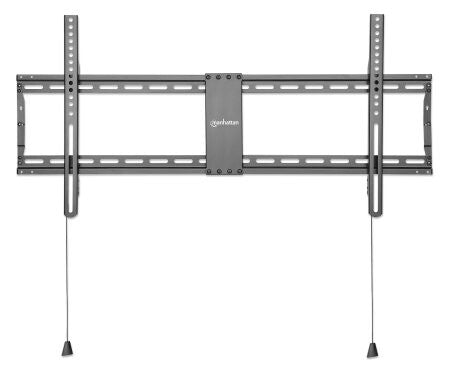 Manhattan Wall Mount for TV & Monitors (Fixed Low Profile), For screens 43" to 100", VESA compatability: all between 200x200mm and 800x400mm - check the dimensions of the four mounting holes on back of screen to ensure it fits, Max 70kg, Black, Bracket