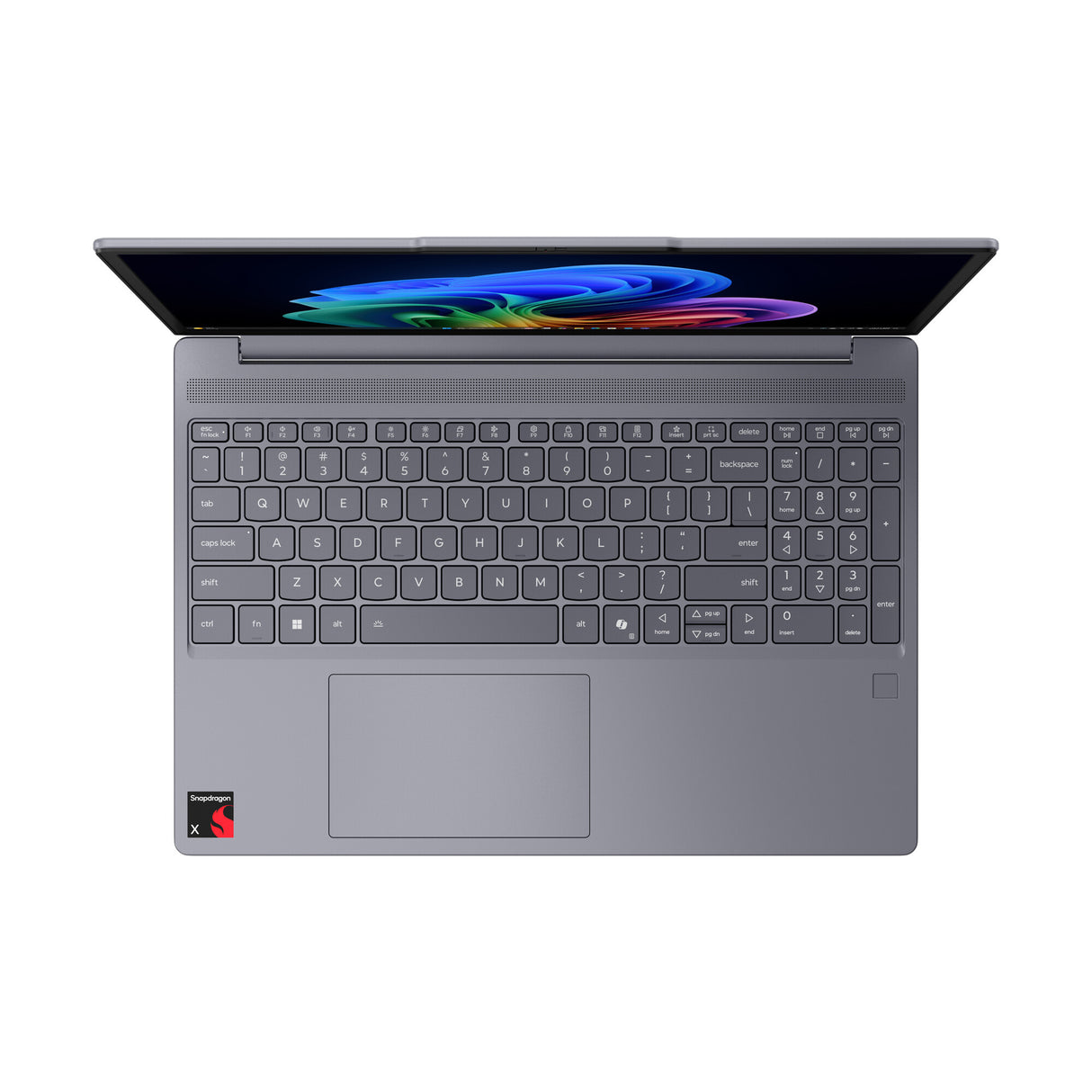Lenovo IdeaPad Slim 3 15Q8X10 Copilot+ PC Qualcomm Snapdragon X1-26-100 Laptop 38.9 cm (15.3") WUXGA 16 GB LPDDR5x-SDRAM 256 GB SSD Wi-Fi 7 (802.11be) Windows 11 Home English Grey