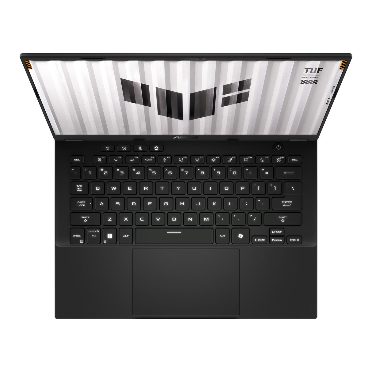 ASUS TUF Gaming A14 FA401UH-RG007W AMD Ryzen™ 7 260 Laptop 35.6 cm (14") WQXGA 16 GB LPDDR5x-SDRAM 1 TB SSD NVIDIA GeForce RTX 5050 Wi-Fi 6E (802.11ax) Windows 11 Home Black, Grey