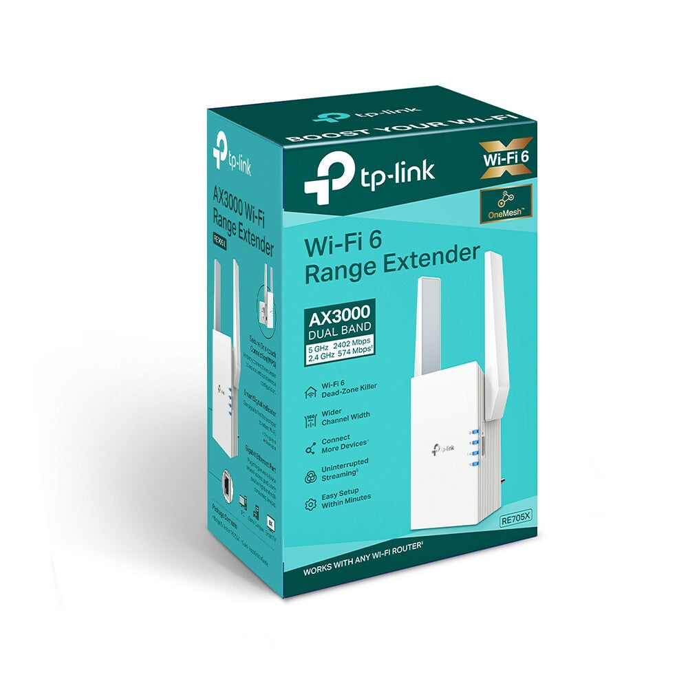 TP-Link RE705X network extender Network transmitter & receiver White