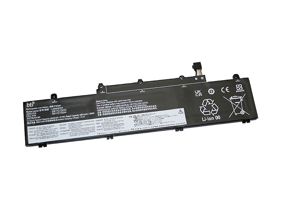 BTI 5B11C73245 compatible 57Wh 3-cell battery for LENOVO THINKPAD E14 G2 G3 G4