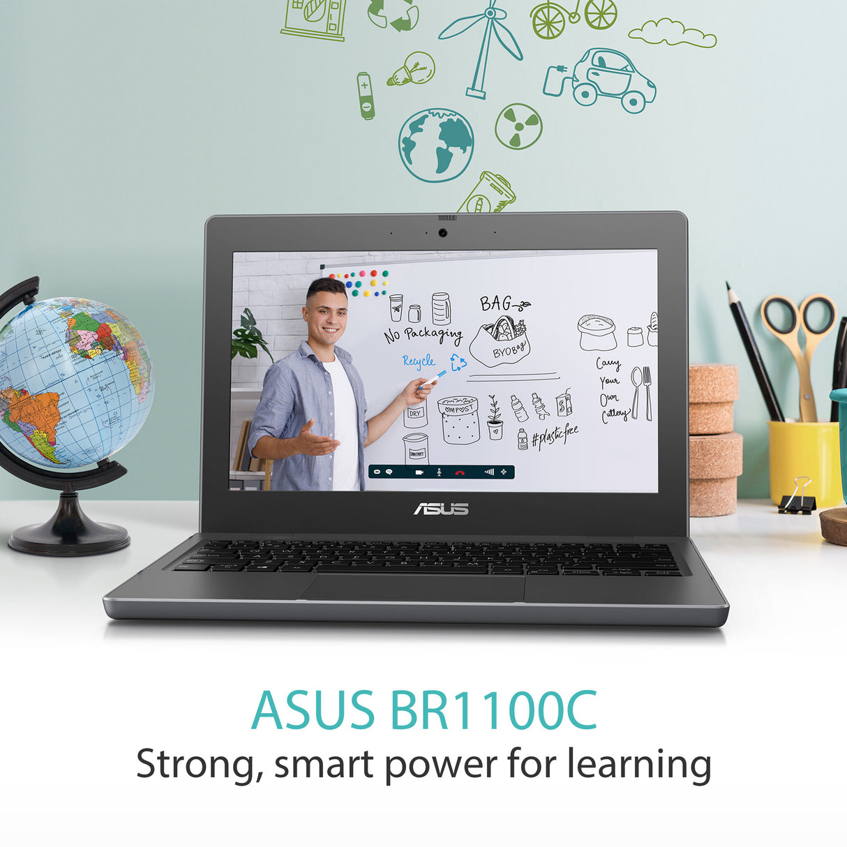 ASUS BR1100C-C41XAS-3Y Intel® Celeron® N N4500 Laptop 29.5 cm (11.6") HD 4 GB DDR4-SDRAM 128 GB SSD Wi-Fi 6 (802.11ax) Windows 11 Pro Education Grey