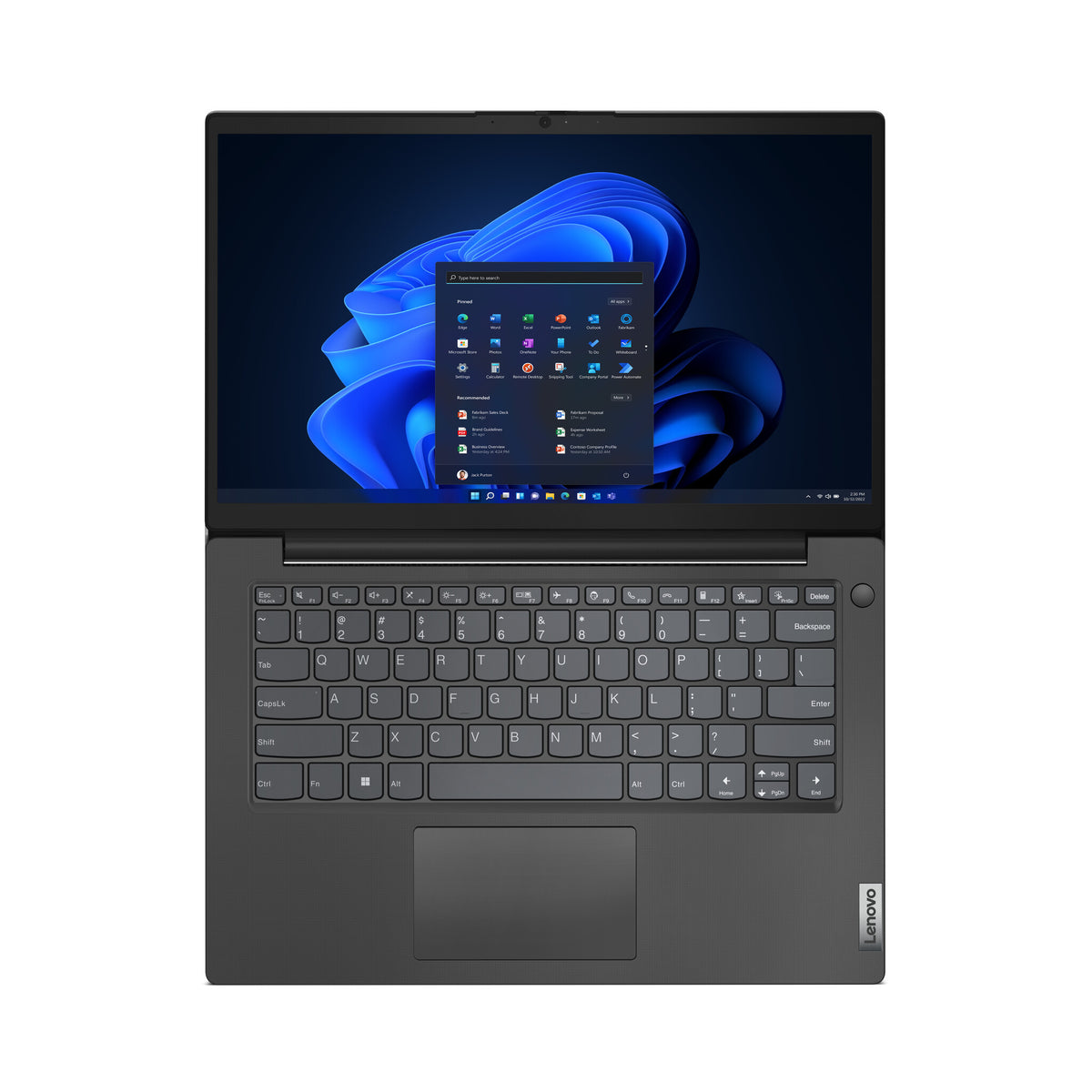 Lenovo V14 G4 AMN AMD Ryzen™ 5 7520U Laptop 35.6 cm (14") Full HD 8 GB LPDDR5-SDRAM 256 GB SSD Wi-Fi 6 (802.11ax) Windows 11 Pro Black UK English