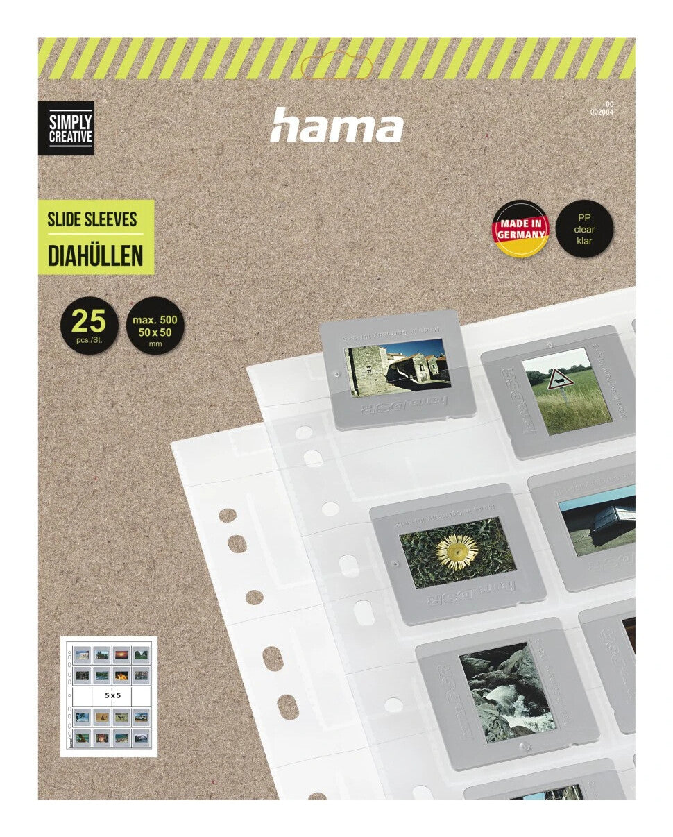 Hama Slide sleeves photo album 20 sheets 50 x 50 mm