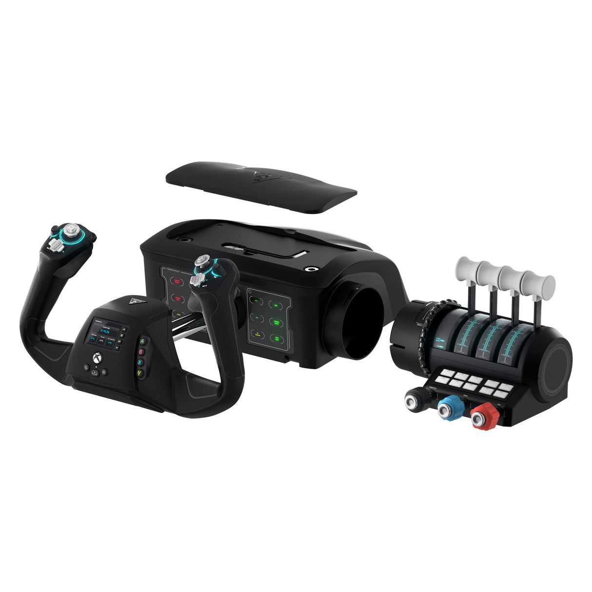 Turtle Beach VelocityOne Flight Universal Control System with Yoke Handle, Throttle Quadrant, Trim Wheel and Rudder Controls - Xbox Series X or S, Xbox One and Windows