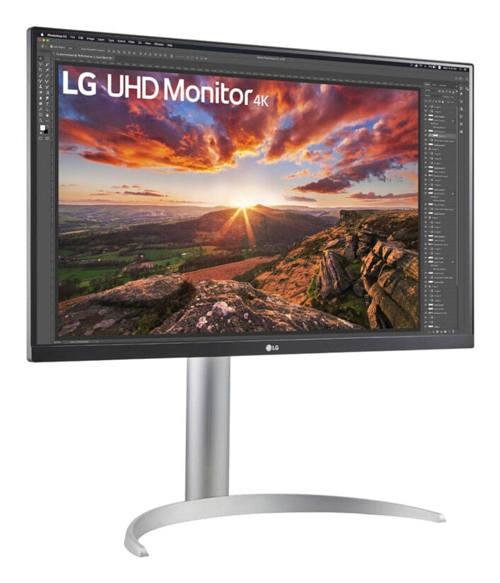 LG 27UP850K-W computer monitor 68.6 cm (27") 3840 x 2160 pixels 4K Ultra HD LED Silver, White