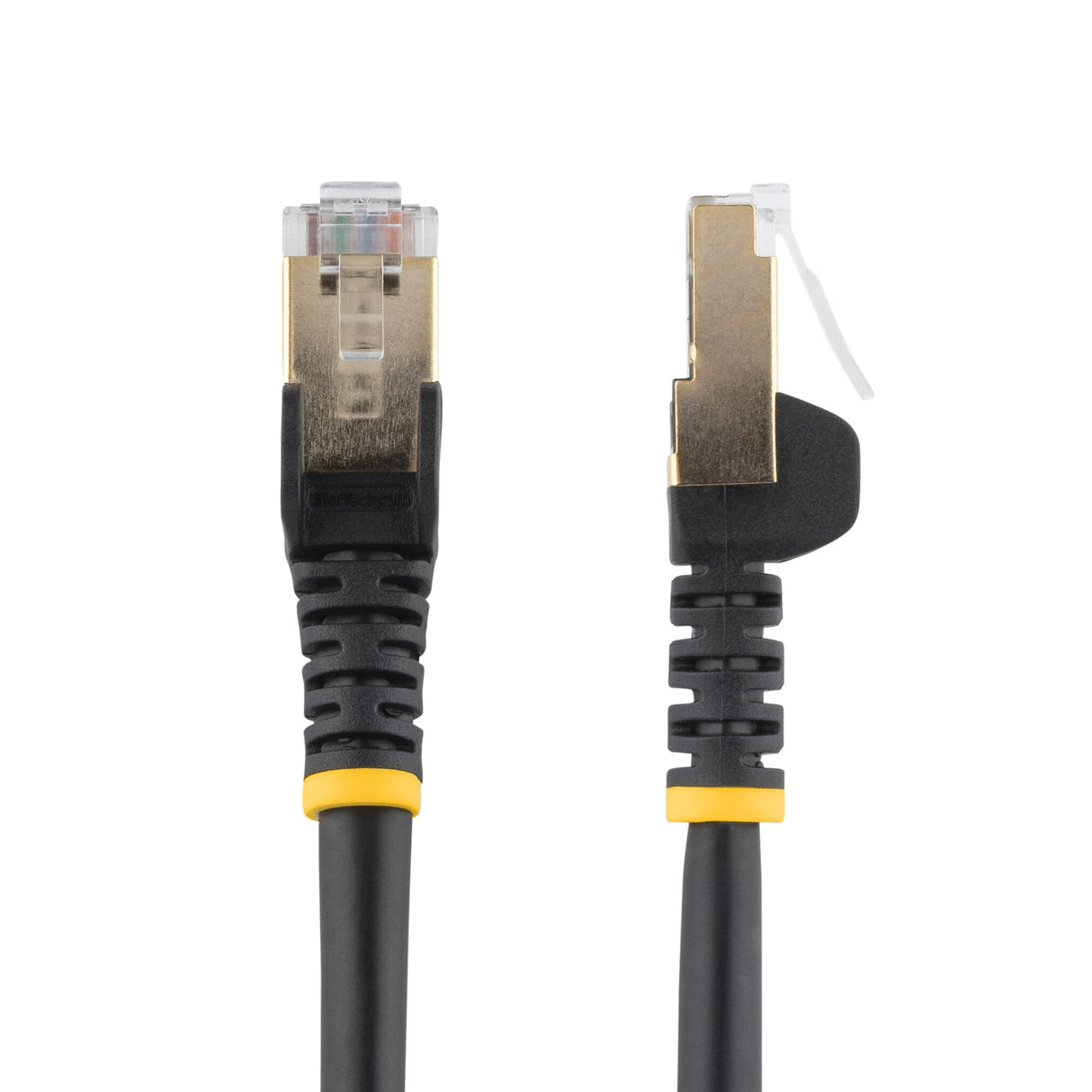 StarTech.com 10m CAT6a Ethernet Cable - 10 Gigabit Shielded Snagless RJ45 100W PoE Patch Cord - 10GbE STP Network Cable w/Strain Relief - Black Individually Tested/Wiring is UL Certified/TIA