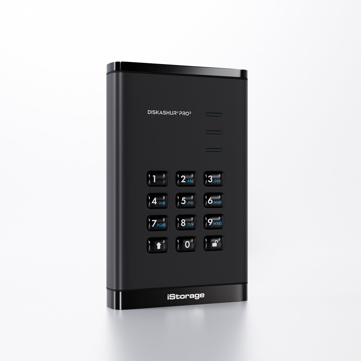 iStorage diskAshur PRO³ SSD 8TB | Secure Portable Solid State Drive |FIPS 140-3 Level 3 compliant | AES-XTS 256-bit Hardware Encryption | PIN protected | OS & Platform Independent |GDPR, TAA Compliant|Brute force hack defence | Dust/Water Resistant