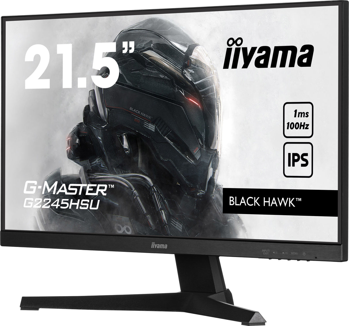 iiyama G-MASTER G2245HSU-B2 computer monitor 54.6 cm (21.5") 1920 x 1080 pixels Full HD LED Black