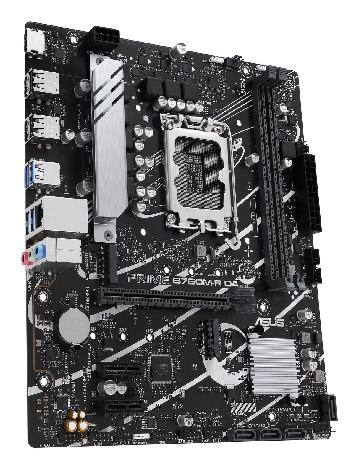 ASUS PRIME B760M-R D4 Intel B760 LGA 1700 micro ATX