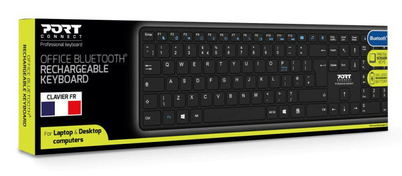 Port Designs 900903-R-UK keyboard Home Bluetooth QWERTY UK English Black