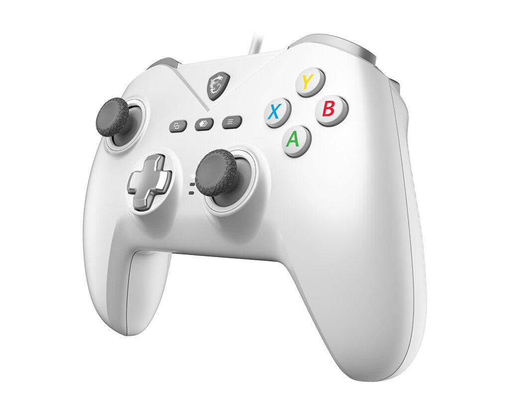 MSI FORCE GC200 WHITE Gaming Controller USB Gamepad Analogue / Digital Android, PC