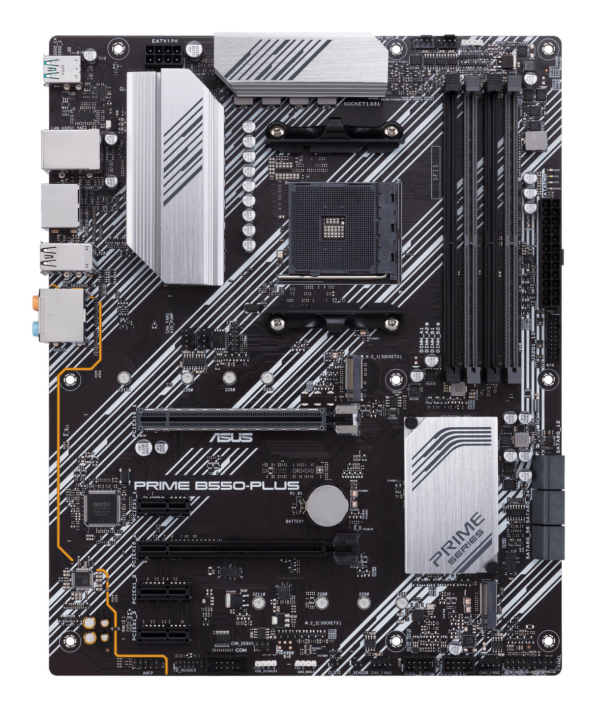 ASUS PRIME B550-PLUS AMD B550 Socket AM4 ATX