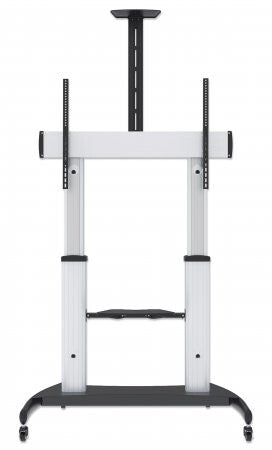 Manhattan Trolley Mount Stand for TV & Monitors, For screens: 60" to 100",VESA compatability:all between 200x200 to 800x600mm -check the dimensions of the four mounting holes on back of screen to ensure it fits,Max 100kg,Height adjustable 1200 to 1685mm,L