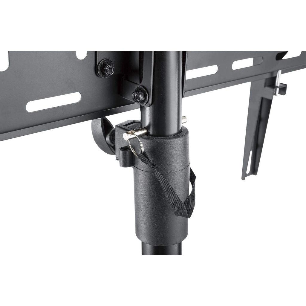 Manhattan Tripod Floor Mount for TV & Monitors, Stand Assembly, For screens: 37" to 65", VESA compatability: all between 200x200 to 600x400mm - check the dimensions of the four mounting holes on back of screen to ensure it fits, Max 35kg, Black, LFD, Brac
