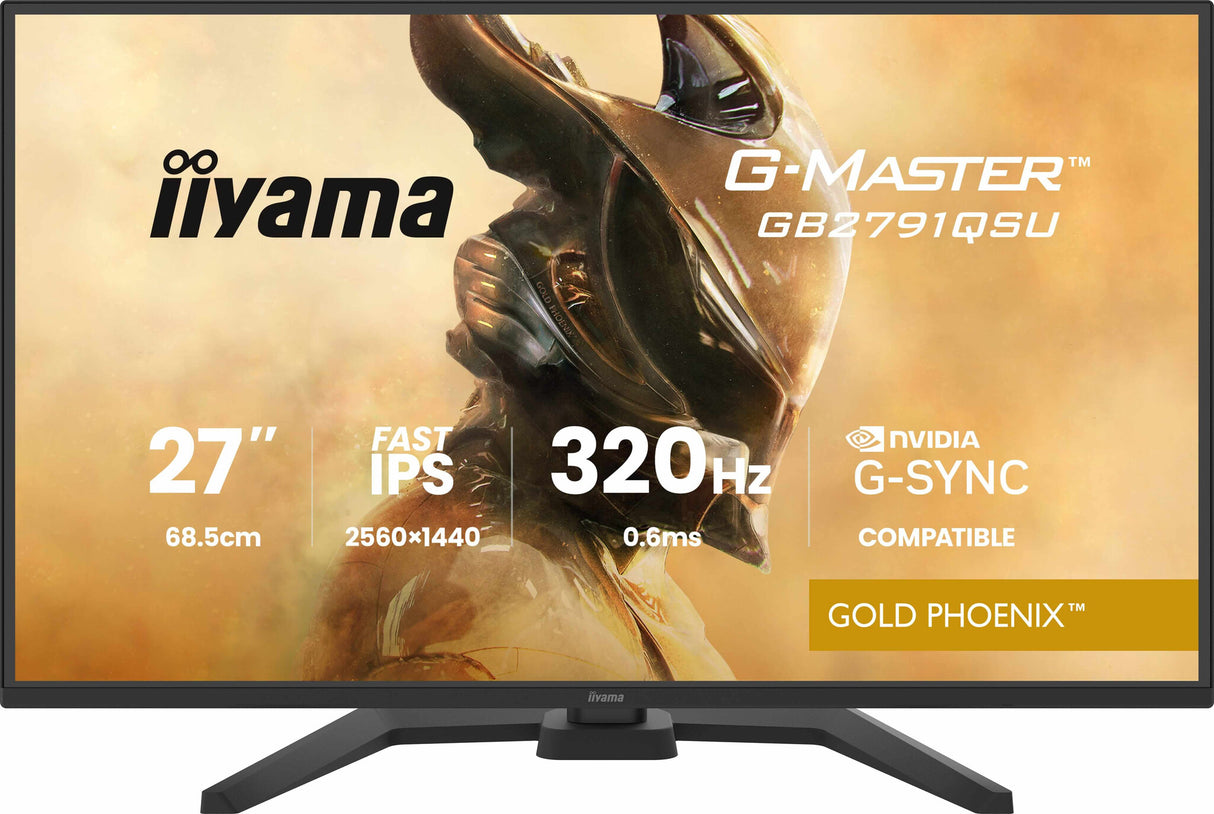 iiyama G-MASTER GB2791QSU-B1 computer monitor 68.6 cm (27") 2560 x 1440 pixels Wide Quad HD Black