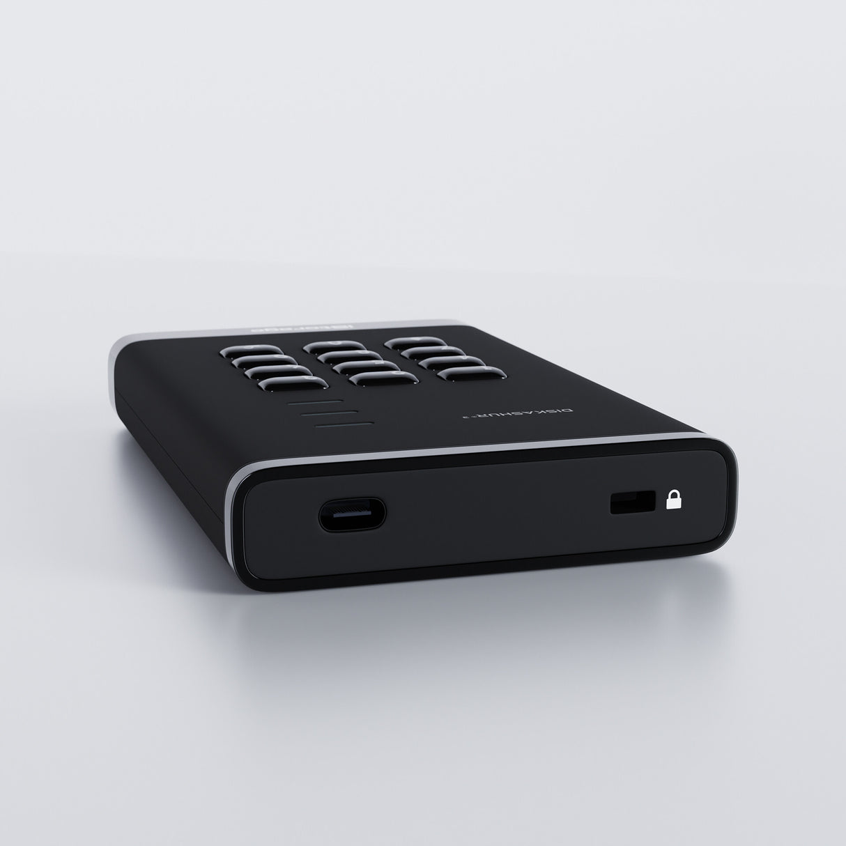 iStorage diskAshur³ 500GB Black | Secure Portable Hard Drive | | FIPS 140-3 Level 3 Complaint |Common Criteria EAL 5+ | PIN protected | AES-XTS 256-bit hardware encryption | GDPR, TAA Compliant | Dust/Water Resistant |