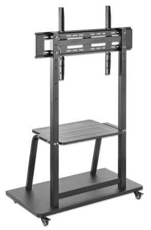 Manhattan Trolley Mount Stand for TV & Monitors, For screens 37" to 100", VESA compatability: all between 200x200 to 800x600mm - check the dimensions of the four mounting holes on back of screen to ensure it fits, Max 150kg, Height-adjustable to four leve
