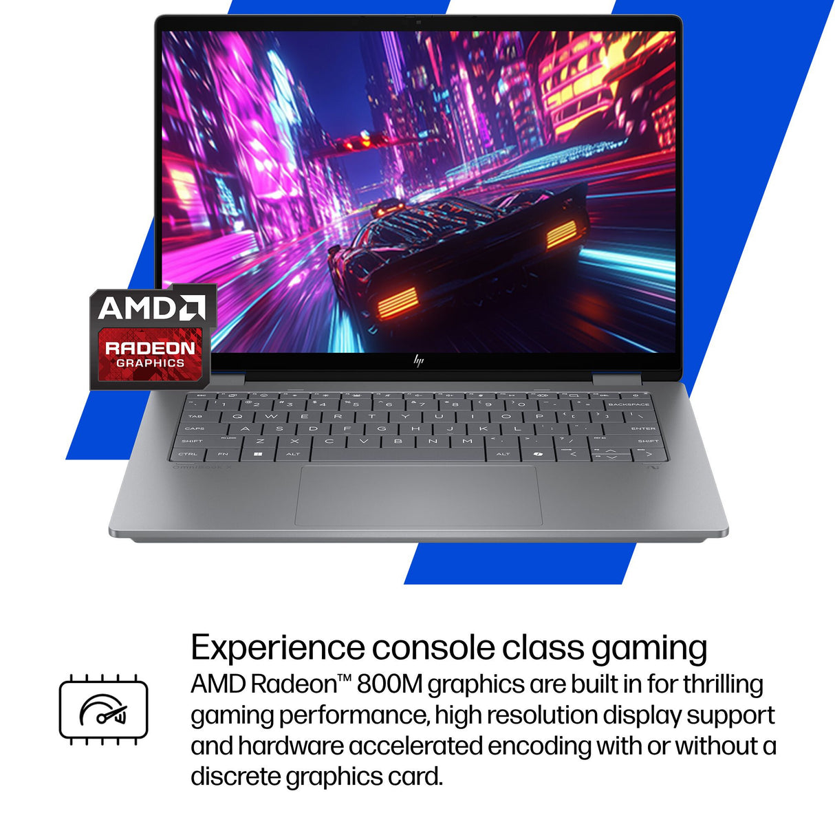 HP OmniBook X FlipNGAI 14-fk0004na Copilot+ PC AMD Ryzen AI 5 340 Hybrid (2-in-1) 35.6 cm (14") Touchscreen 2K 16 GB LPDDR5x-SDRAM 512 GB SSD Wi-Fi 7 (802.11be) Windows 11 Home Silver