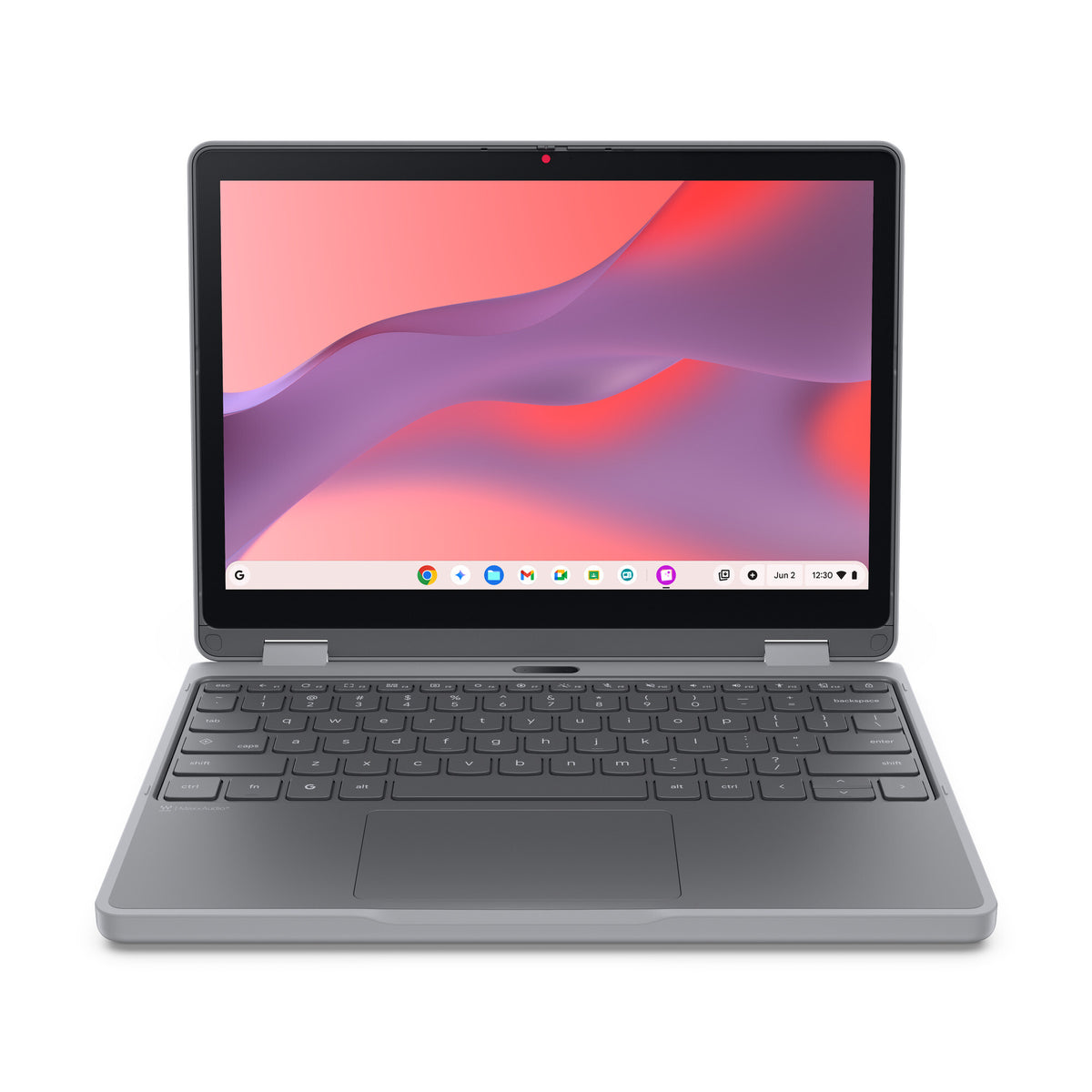 Lenovo Chrome 500e 2in1 G5 M89 MediaTek Kompanio 540 Chromebook 31 cm (12.2") Touchscreen WUXGA 8 GB LPDDR5x-SDRAM 64 GB UFS Wi-Fi 6E (802.11ax) ChromeOS Grey UK English