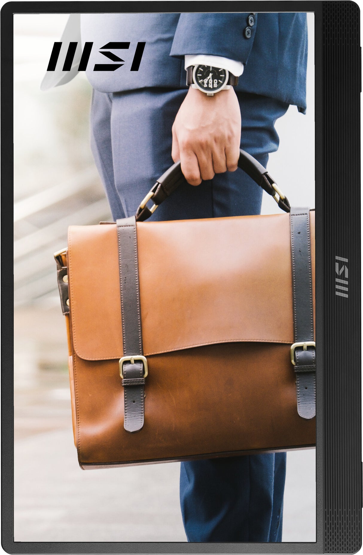 MSI PRO MP161 E2U portable TV/monitor Portable monitor Black 39.6 cm (15.6") LED 1920 x 1080 pixels