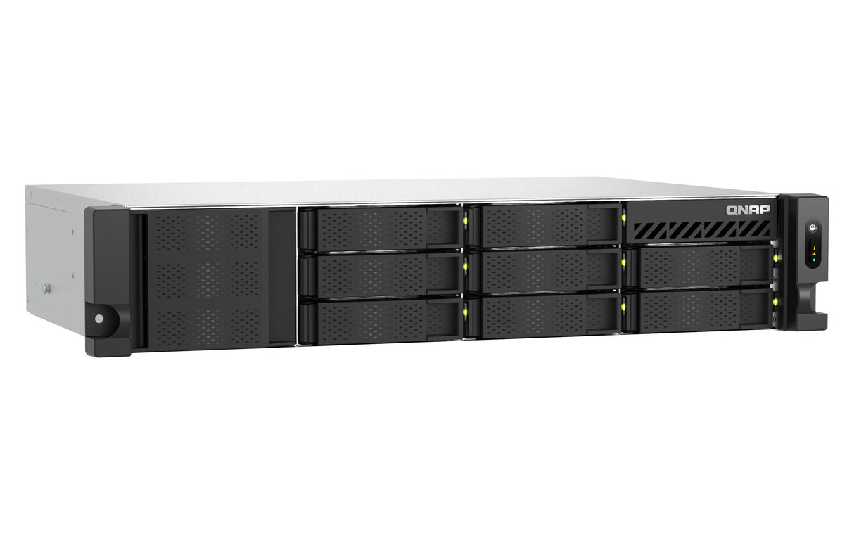 QNAP TS-855EU-RP NAS Rack (2U) Intel Atom® C5125 8 GB DDR4 0 TB QuTS hero Black