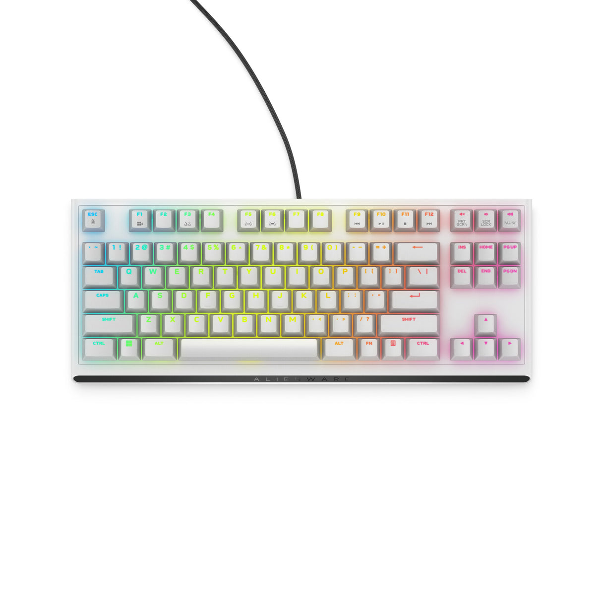 Alienware AW420K keyboard Gaming USB QWERTY US International White