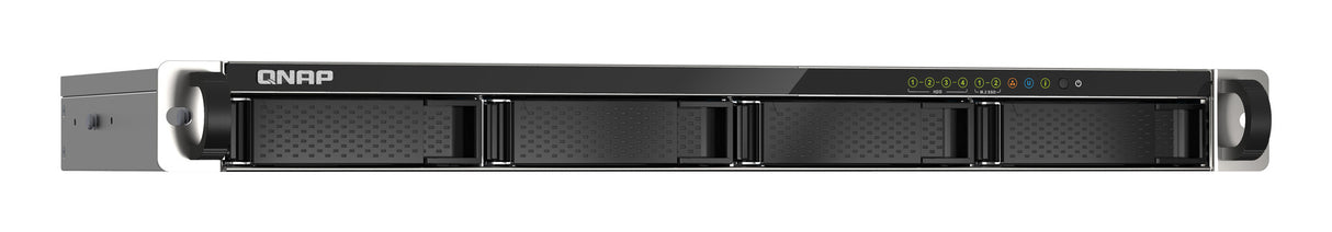 QNAP TS-435XEU NAS Rack (1U) Marvell CN9131 4 GB DDR4 0 TB QNAP QTS Black, Grey