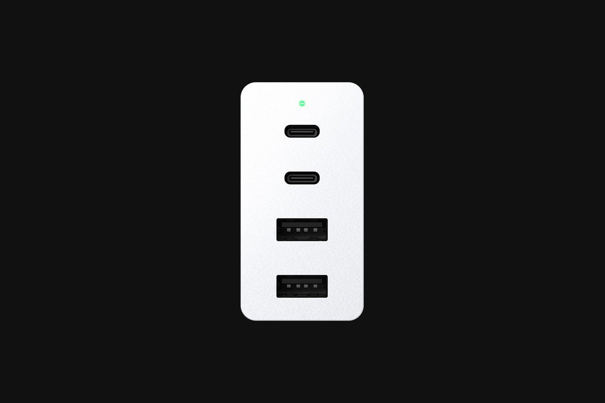 Razer RC21-01700200-R3M1 mobile device charger Headphones, Headset, Mobile phone, Netbook, Laptop, Power bank, Smartphone, Smartwatch, Tablet, Telephone White AC Indoor