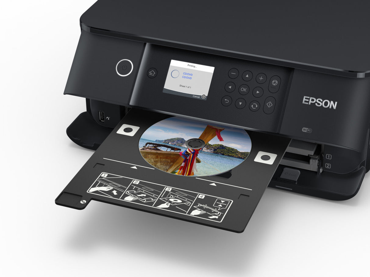 Epson Expression Premium XP-6100 C11CG97401 Impresora de Tinta, Color, Inalámbrica, Todo en Uno, Dúplex, Pantalla Táctil LCD de 6,1 cm
