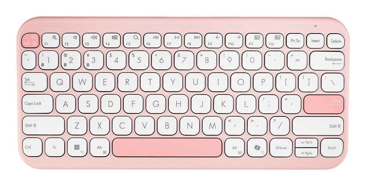 ASUS Marshmallow KW100 keyboard Home Bluetooth Pink