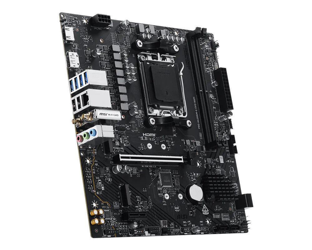 MSI Pro A620AM-G EVO WIFI AMD A620A Socket AM5 micro ATX
