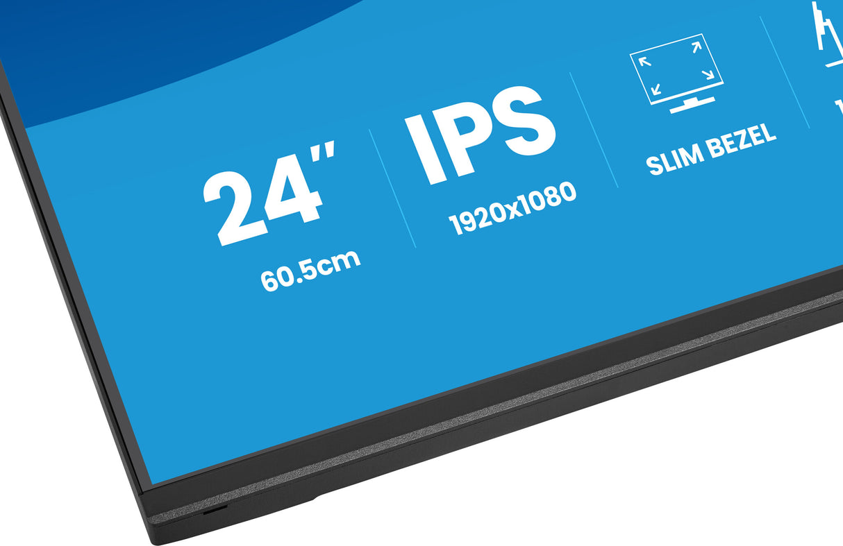 iiyama ProLite XB2497HSU-B1 computer monitor 60.5 cm (23.8") 1920 x 1080 pixels Full HD LED Black