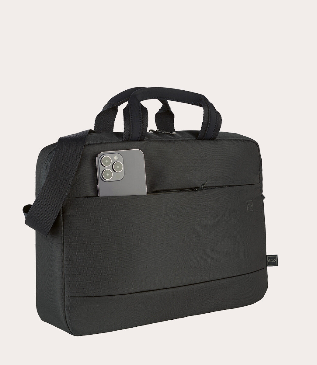 Tucano GLOBAL 2 Laptop 15.6", MacBook Pro 16" Messenger case 2 compartment Black