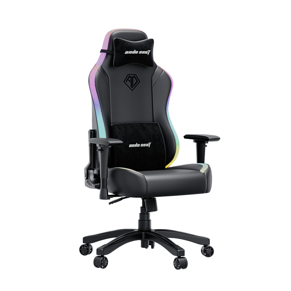 Anda Seat Luna RGB Gaming armchair Padded seat Black