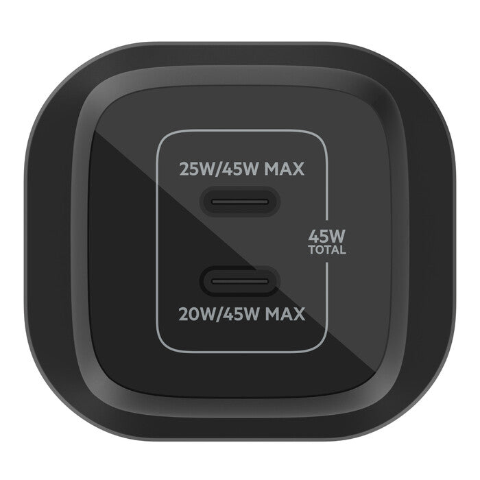 Belkin WCH011MYBK mobile device charger Universal Black AC Fast charging Indoor