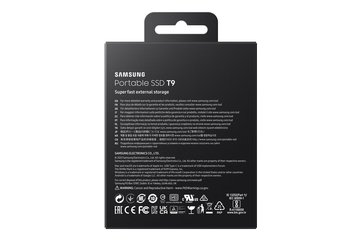 Samsung MU-PG2T0B 2 TB USB Type-C USB 3.2 Gen 2x2 Black