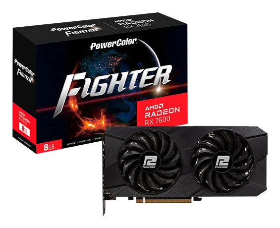 PowerColor Fighter RX 7600 AMD Radeon RX 7600 8 GB GDDR6