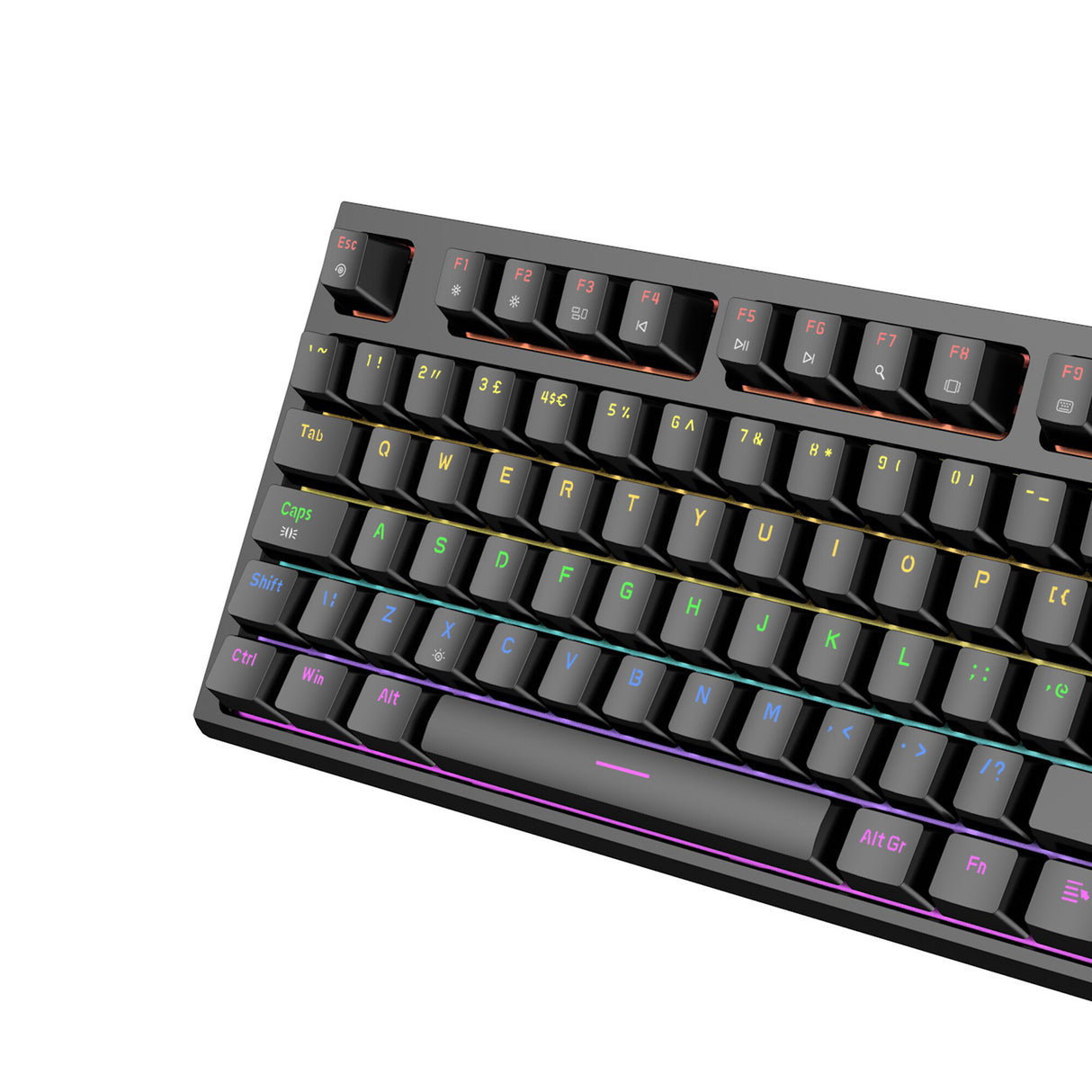 VIDA MAGNA MAGNETIC USB RGB keyboard Gaming QWERTY UK English Black
