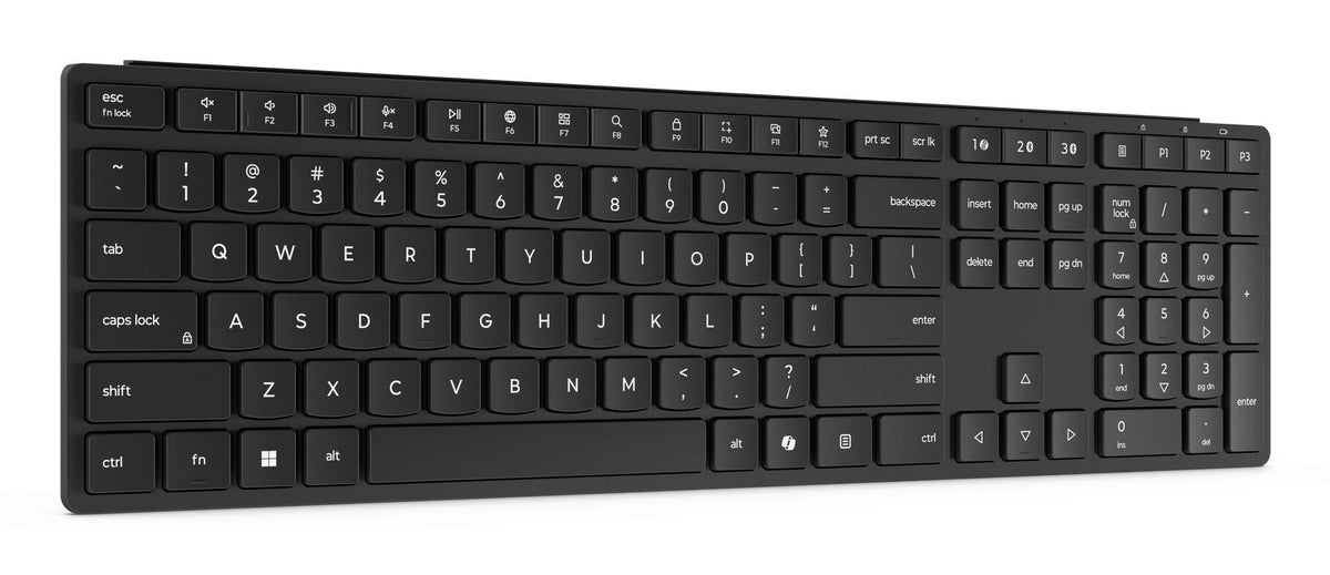 Lenovo 4Y41S04696 keyboard Home/Office RF Wireless + Bluetooth UK English Black