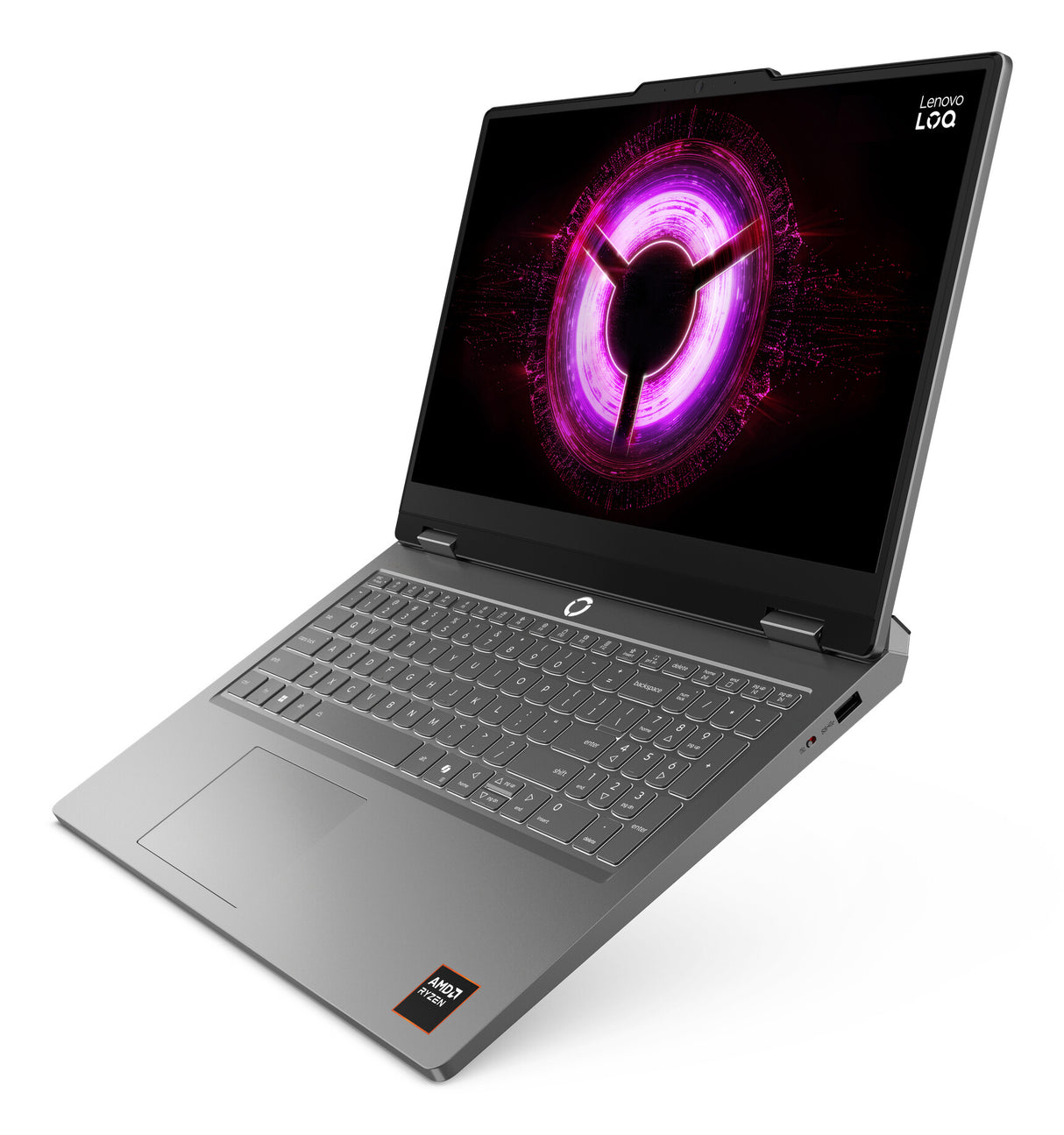 Lenovo LOQ Essential 15ARP11 AMD Ryzen™ 7 170 Laptop 39.6 cm (15.6") Full HD 16 GB DDR5-SDRAM 1 TB SSD NVIDIA® GeForce RTX™ 5050 Wi-Fi 6 (802.11ax) Windows 11 Home English Grey