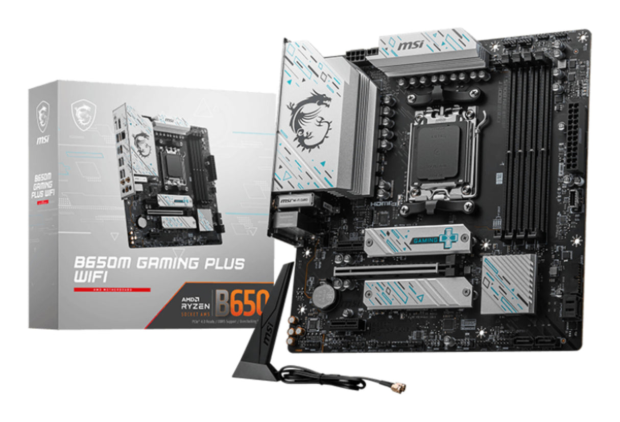 MSI B650M GAMING PLUS WIFI motherboard AMD B650 Socket AM5 micro ATX