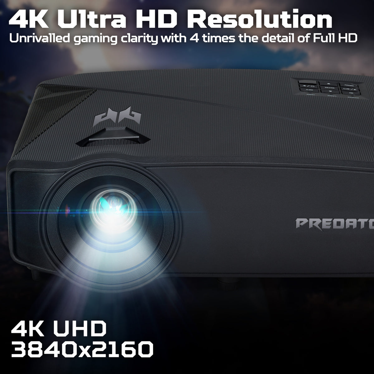Acer Predator GD712 projector - 4K Ultra HD, LED, 4,500 LED lm