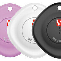 Verbatim (32132) MYF-03 My Finder Bluetooth Item Finder 3 Pack Black /White / Purple