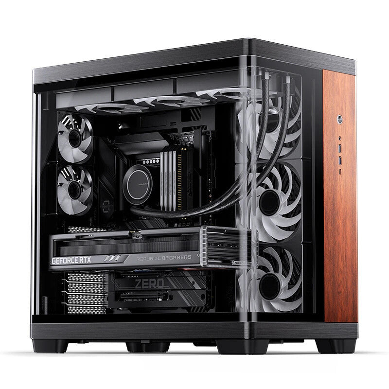 Jonsbo TK-4 Wood Tower Black, Wood