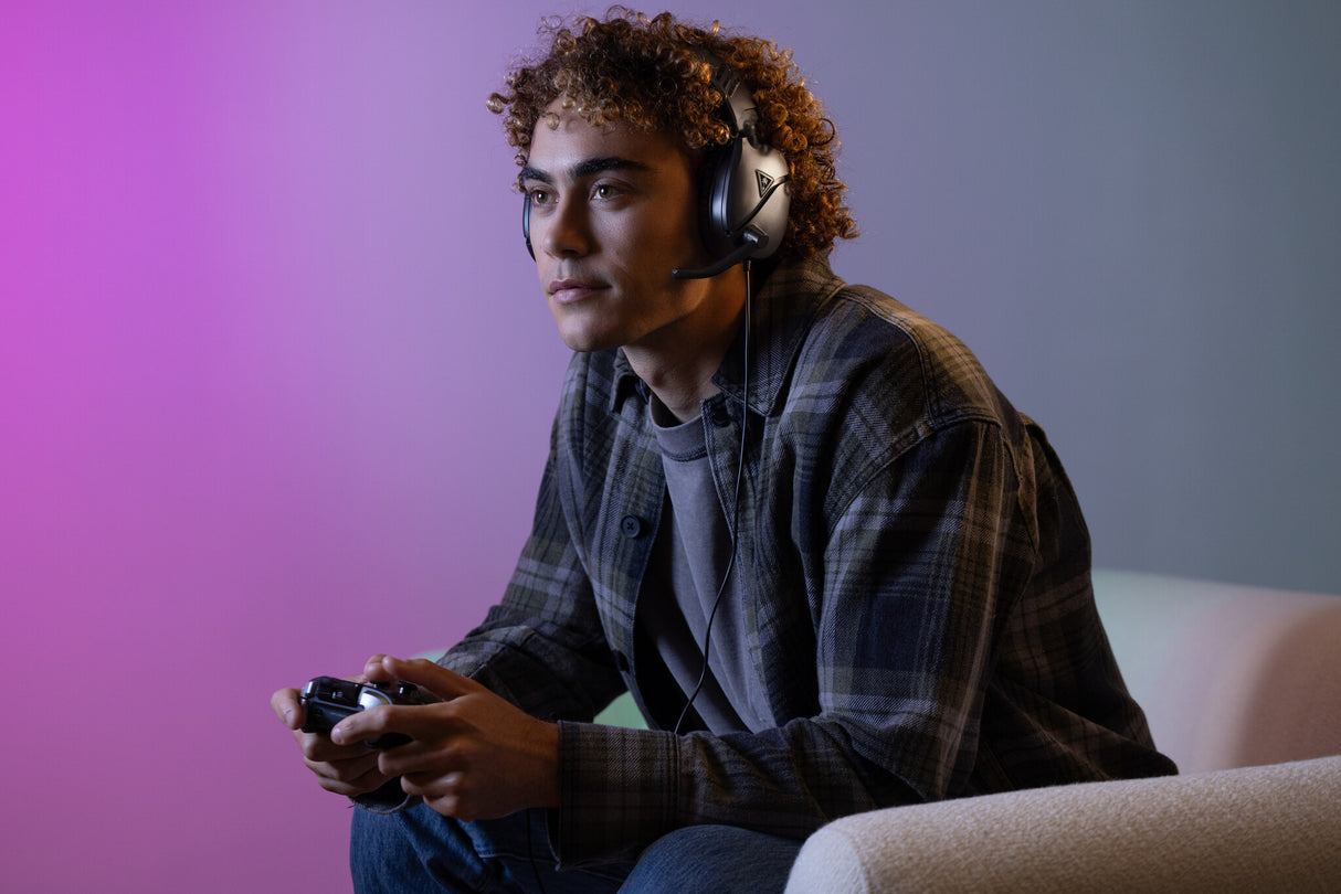 Turtle Beach Recon 70 Black Wired Multiplatform Gaming Headset for PS5, PS4, Xbox Series X or S, Xbox One and Mobile with 3.5mm Wired Connection, Flip-to-Mute Mic, 40mm Speakers, Lightweight Design